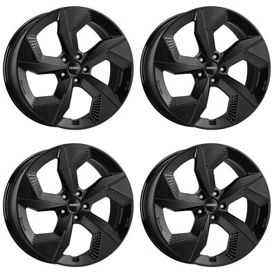 4 Dezent AO black Felgen 7.5Jx19 5x114.3 für Hyundai Elantra Grand Santa Fe IONIQ