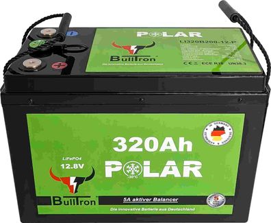 BullTron Polar 320Ah LiFePO4 12,8V Batterie – Wohnmobil, Boot & Solar Akku