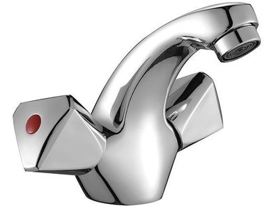 Waschtischarmatur Wasserhahn Kleine NORM Mischbatterie Waschtischmischer in Chrom