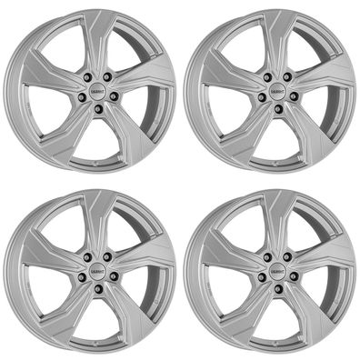 4 Dezent KB silver Felgen 7.0Jx16 5x112 für Volkswagen Beetle Caddy Eos Golf Jetta