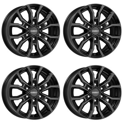 4 Dezent KC black Felgen 8.5Jx20 6x139.7 für Toyota Hilux Land Cruiser