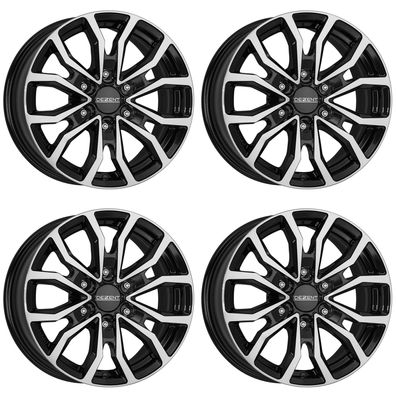 4 Dezent KC dark Felgen 8.5Jx20 6x139.7 für Volkswagen Amarok