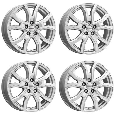 4 Dezent TV silver Felgen 6.5Jx16 5x112 für Volkswagen Beetle Caddy Golf Jetta T-Roc