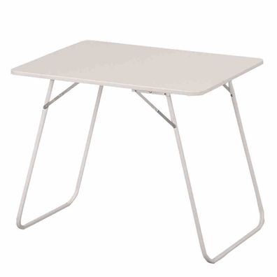 Campingtisch 60cm x 80cm, weiß mit U-Bügelgestell
