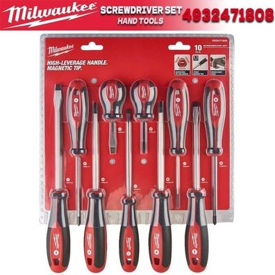 10 Pieces Tri-Lobe Screwdriver Set 4932471808 Multi-purpose Phillips/Slotted