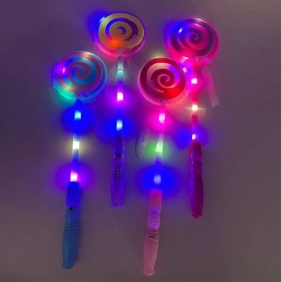 10pcs LED Glow Lollipop Sticks - Light Up Princess Wand Party Toys