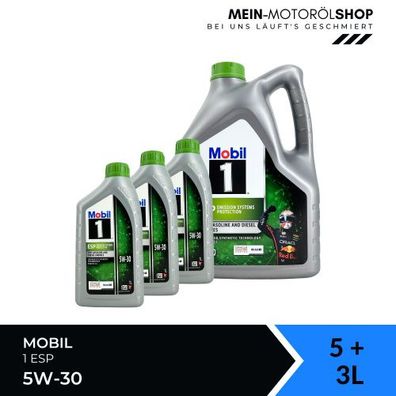 Mobil 1 ESP 5W-30 5 + 3 Liter
