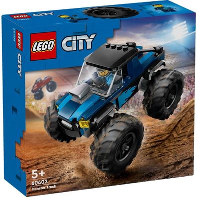 LEGO® 60402 City Fahrzeuge - Blauer Monstertruck (148 Teile)