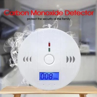 2x CO carbon monoxide detectors, CO detectors, fire detectors, gas detectors, 10 x 10