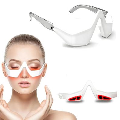 3D Red Light EMS Eye Massager Eyecare Glasses Dark Circles Puffiness Wrinkles