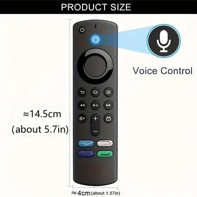 ABS Remote Control L5B83G for Fire TV Stick Lite - BT Voice, 3rd Gen, Amazon Compatib