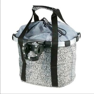 Bicycle Front Basket & Pet Carrier Pouch - 2-in-1 Detachable, 5KG Load, Handlebar Ba