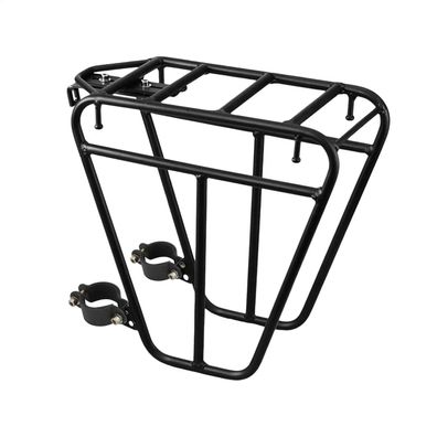 Bicycle Front Fork Luggage Bracket Steel Bike Front Cargo Rack Adjustable MTBs Bike