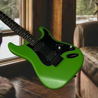Electric Guitar Free Shipping In Stock Fluorescent Green STS Mahogany Body Rosewood N