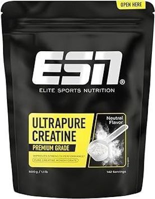 ESN Ultrapure Creatine Monohydrate, 500 g Creatine Monohydrate