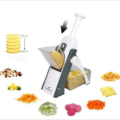 Manual Slicer Multifunction Adjustable Mandoline Kitchen Vegetable Fruit Food Chopper