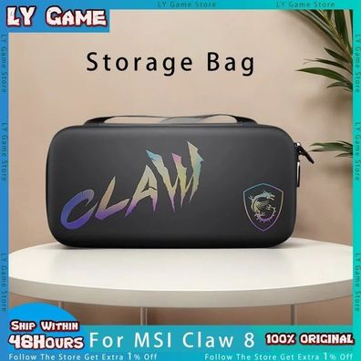 MSI Claw 8 Storage Bag - Shockproof Travel Case for 8-Inch Console