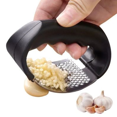 Stainless Steel Garlic Press Crusher Manual Garlic Mincer Chopping Garlic Tool Fruit
