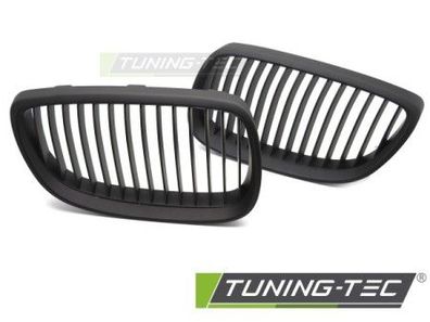 Upgrade Design Sportgrill passend für BMW 3er E92/E93 Coupe/Cabrio 07-10 matt-schwar
