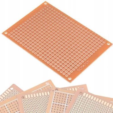 Rosfix Prototypenleiterplatte 50x70 mm – THT Raster 2,54 mm | 1-seitig