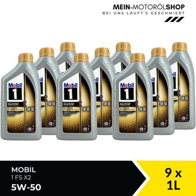 Mobil 1 FS X2 5W-50 9x1 Liter
