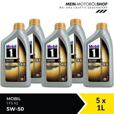 Mobil 1 FS X2 5W-50 5x1 Liter