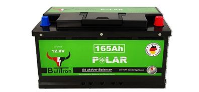 Bulltron 165Ah Polar LiFePO4 12.8V Akku mit Smart BMS, Bluetooth App und Heizung