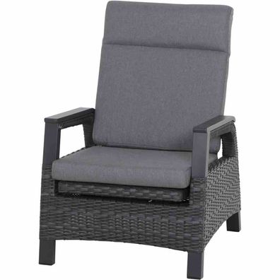 Solea Lounge Sessel matt anthrazit