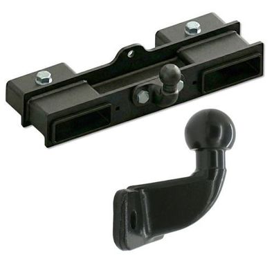 AHK Manövrieradapter Anhängerkupplung mit Flanschkugel für Gabelstapler Doosan