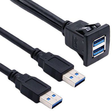 I05C USB Armaturenbrett-Kabel für bündige Montage USB 3.0 Verlängerungskabel