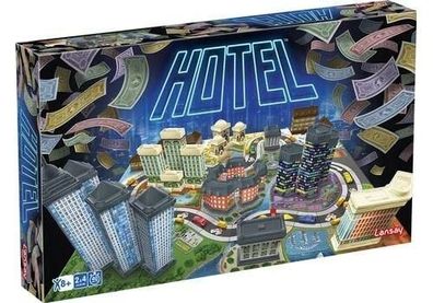 Gesellschaftsspiel Lansay HÃ´tel Klassisches Familienspiel Blau