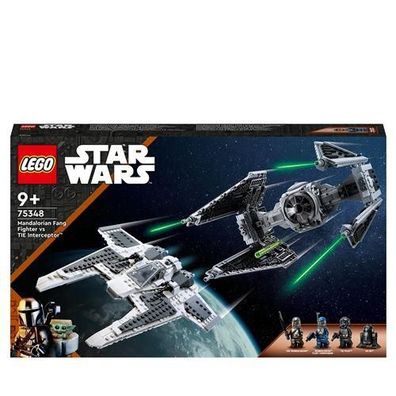 Bauset LEGO Star Wars 75348 Mandalorianischer Fangjäger gegen TIE-Interceptor