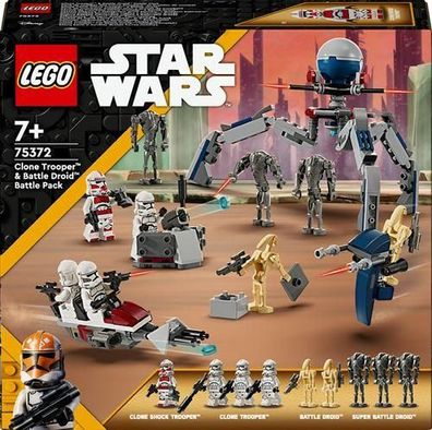 LEGO Star Wars 75372 Pack De Combat Clone Troopers und Kampfdroiden