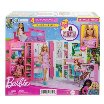 Puppe Barbie Ferienhaus Set mit Puppe