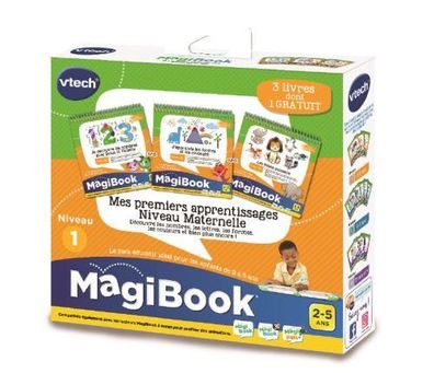 Lerncomputer VTech MagiBook Pack mit drei Béchern