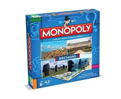 Strategiespiel Winning Moves Monopoly Bretagne bunt