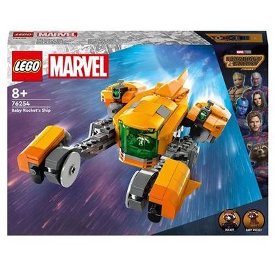 Spielzeug LEGO Marvel 76254 Le Vaisseau De Bb Rocket Gelb