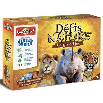 Entdeckerspiel Bioviva Le Grand Jeu Dfis Nature mit Collector-Karten