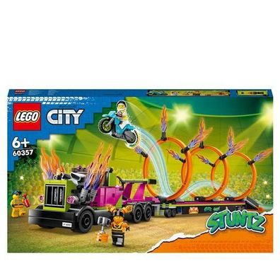 Bauset LEGO City 60357 Le Dfi De Cascade Les Cercles De Feu
