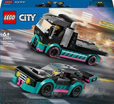 Lego City Set 60406 Rennauto und Transport-LKW