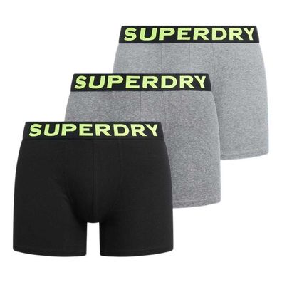 Boxers Superdry M3110452b Grau Herren S 3er Pack