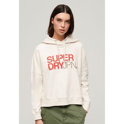 Hoodie Superdry Boxy Weiß