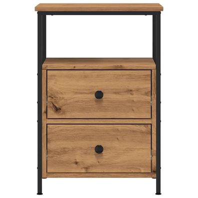 Nachttisch vidaXL 34x35,5x50 cm Holzwerkstoff Eiche