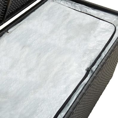 Aufbewahrungsbox vidaXL 100x50x50 cm Schwarz