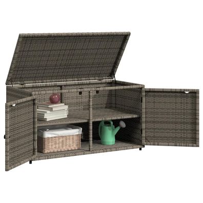 Gartenaufbewahrung vidaXL 8721012264953 Grau 110x55x60,5 cm