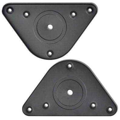 Tischbeine vidaXL 4er-Set höhenverstellbar 710 mm Schwarz