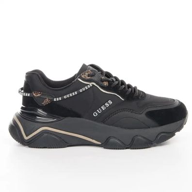 Sneakers Guess MICOLA Schwarz Leder Damen