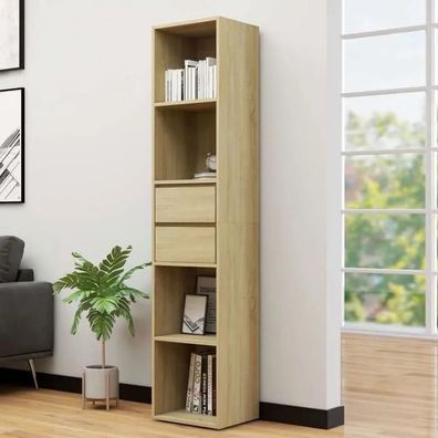 Bécherregal vidaXL Sonoma Eiche 36x30x171 cm