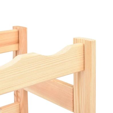 Weinregal vidaXL Pinienholz fér 42 Flaschen Beige