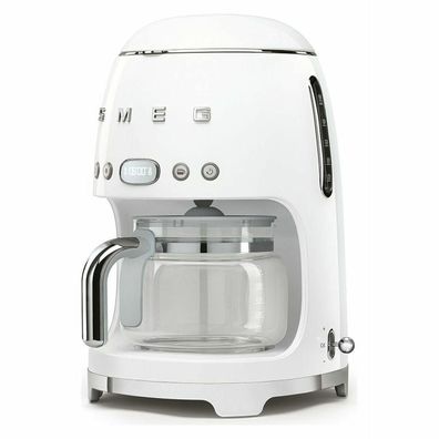 Filterkaffeemaschine SMEG DCF02WHEU Weiß 10 Tassen